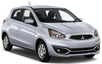 Mitsubishi Mirage leiebil