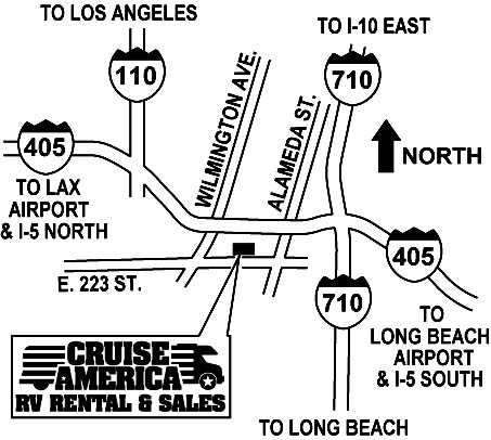 Cruise America stasjoner - Los Angeles