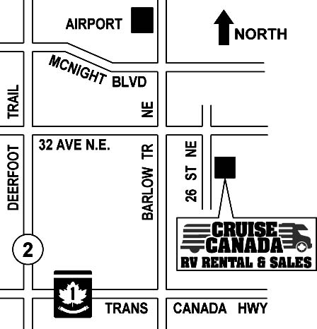 Cruise America stasjoner - Calgary